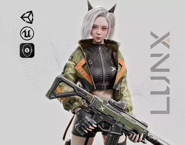 Lynx - Game Ready Female Character
