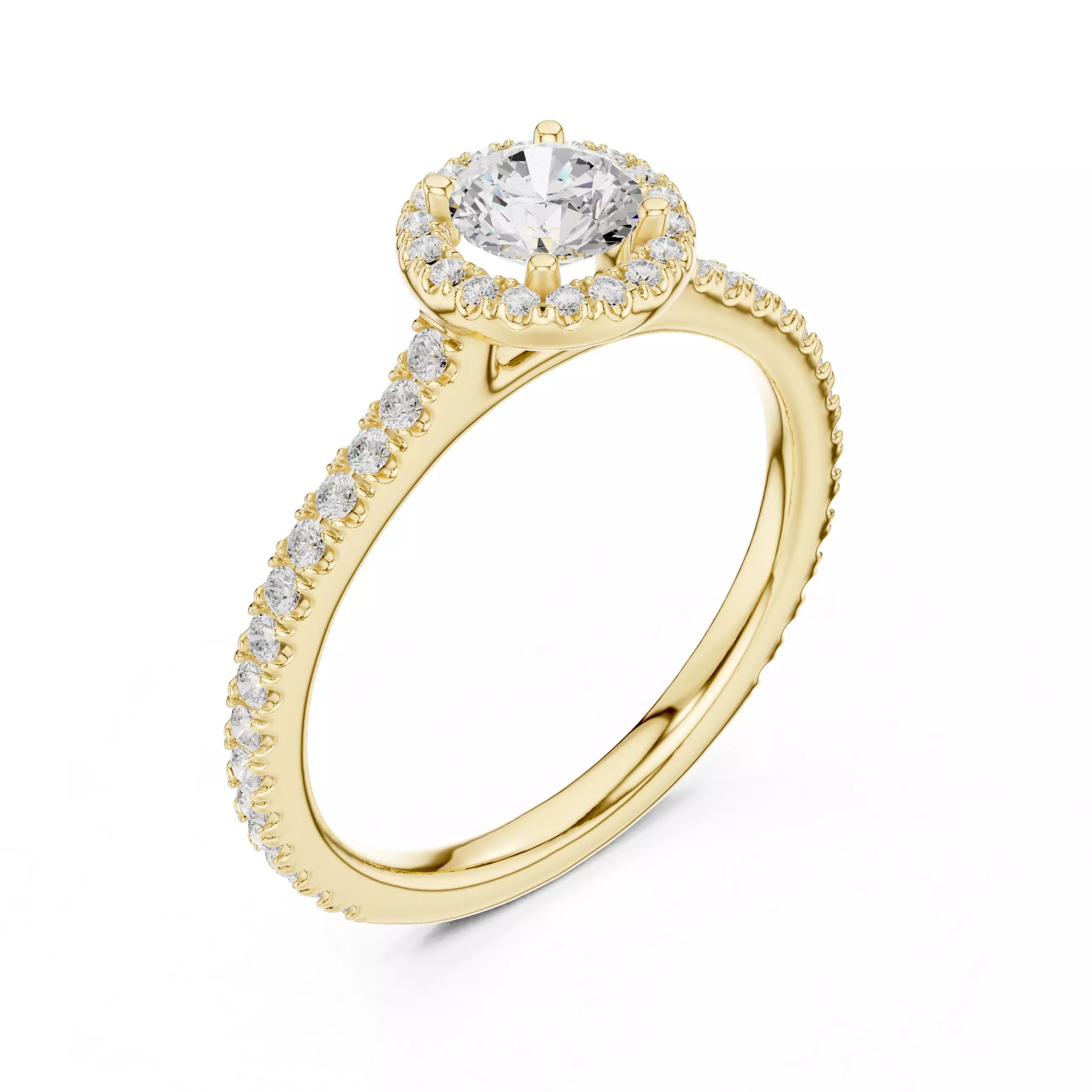 Women Ring Render 3dm STL MP4 Details 3D print model
