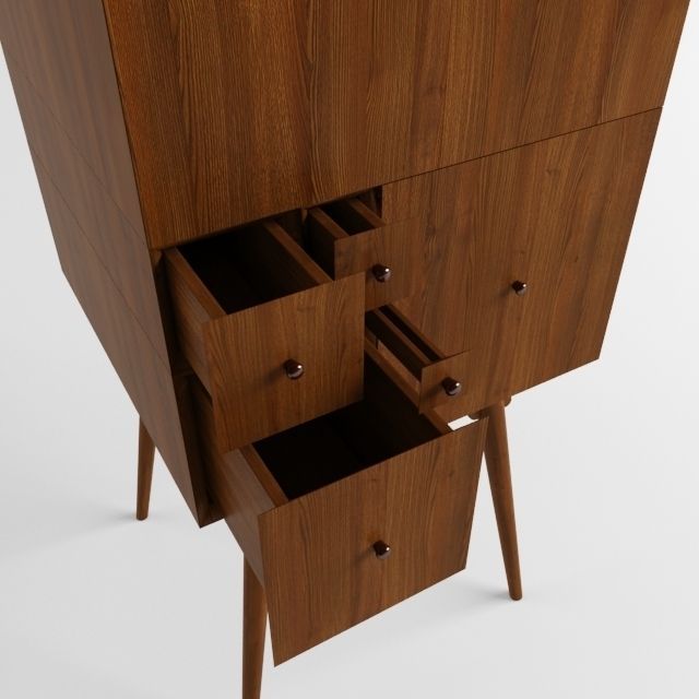 The Fibonacci cabinet 3D model_3