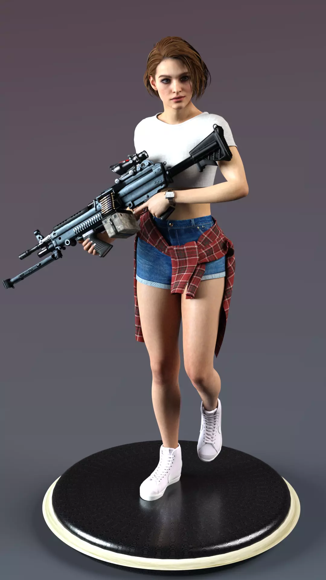 Jill Valentine Raccoon City Survivor 3D print model