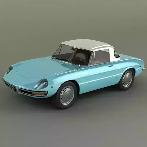 Alfa Romeo Duetto Hardtop 3D model