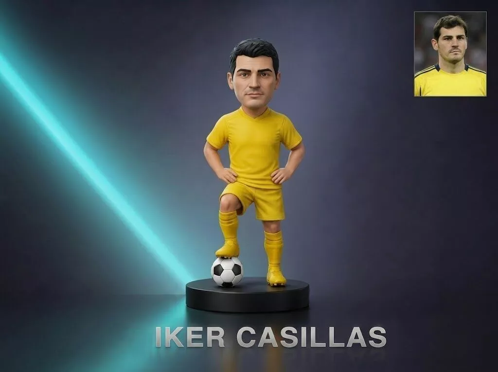 Iker Casillas Football Player Figurine 3D Print Model 3D print model