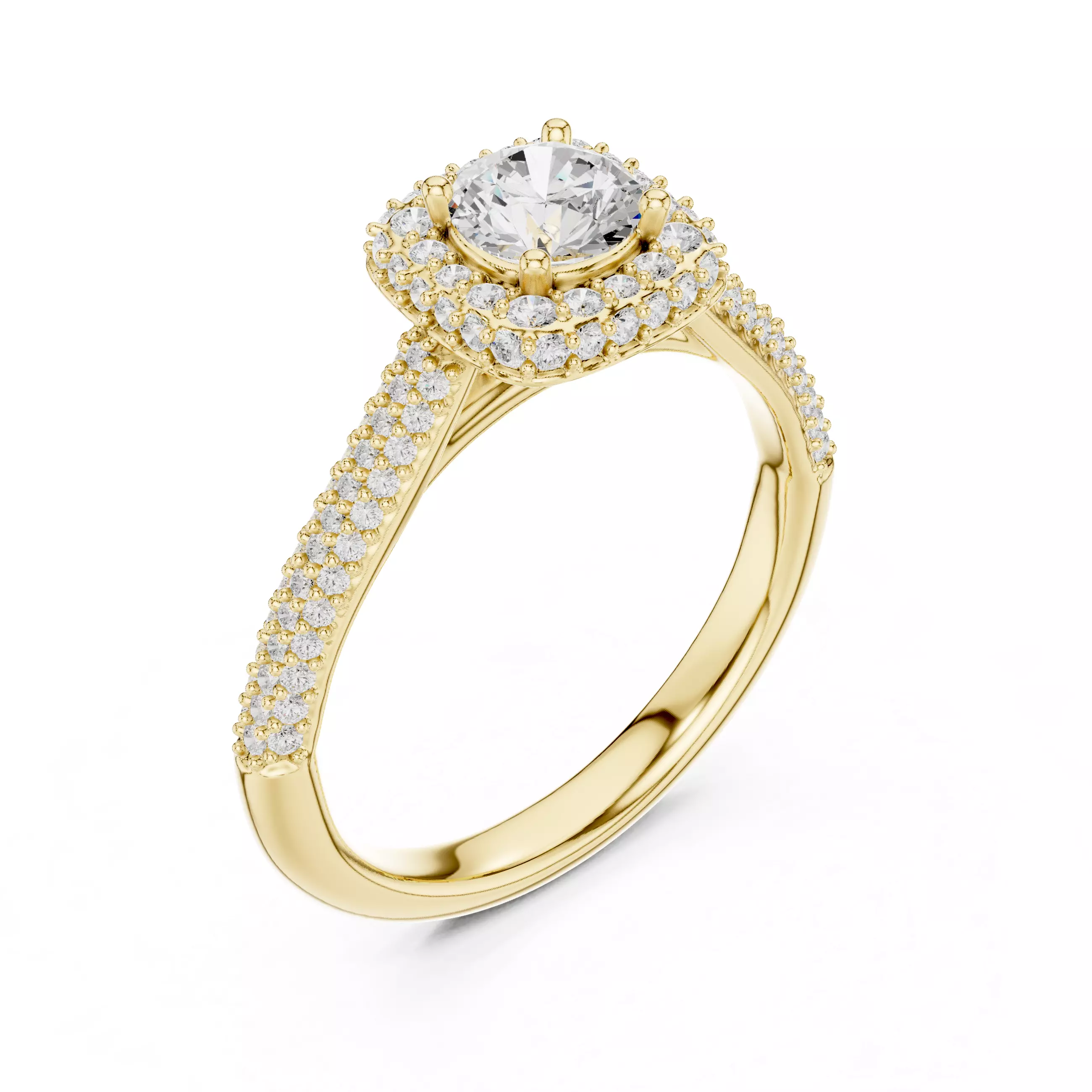 Women Ring Render 3dm STL MP4 Details 3D print model