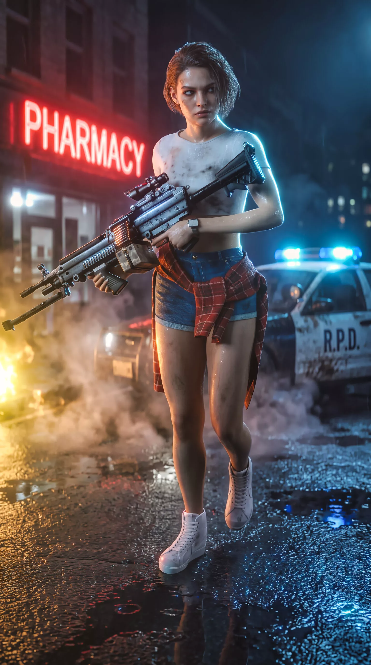 Jill Valentine Urban Survivor 3D model