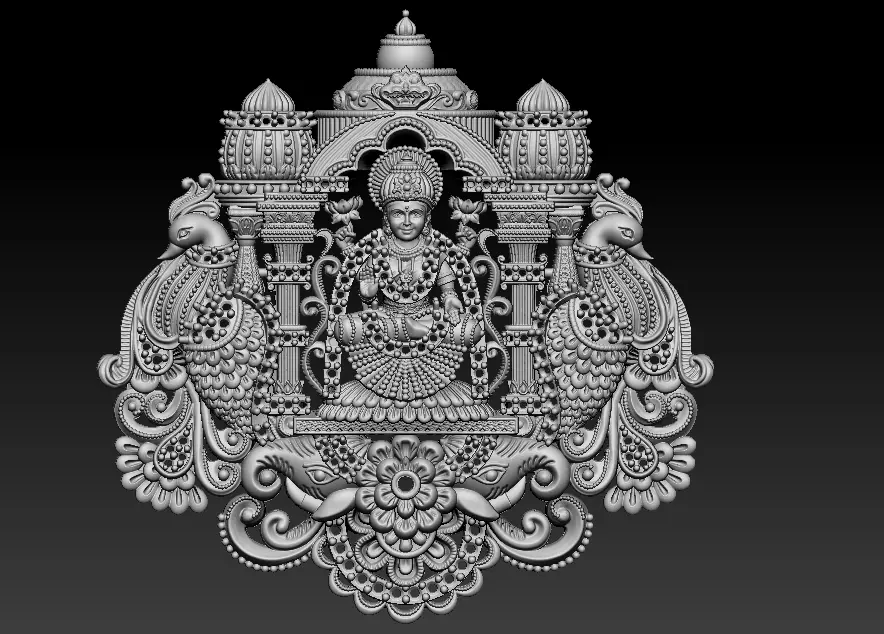 Laxmi Mata 3D print model 3D print model