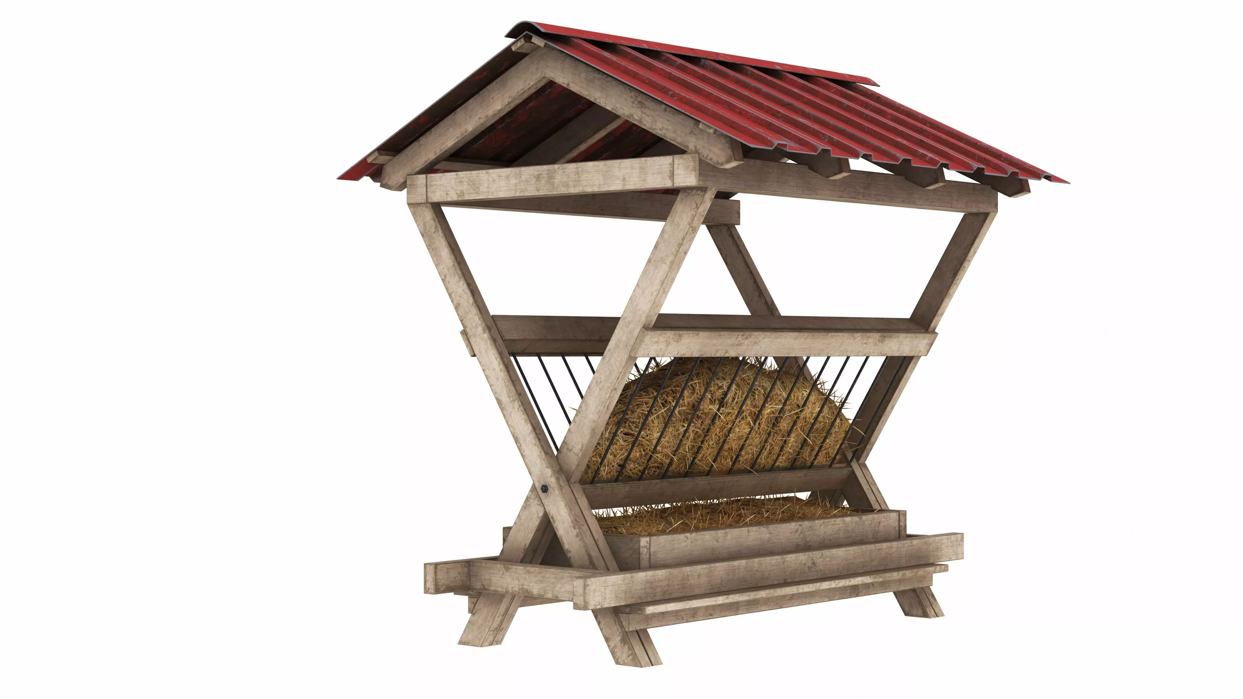 Animal Feeder 1 Low-poly 3D model