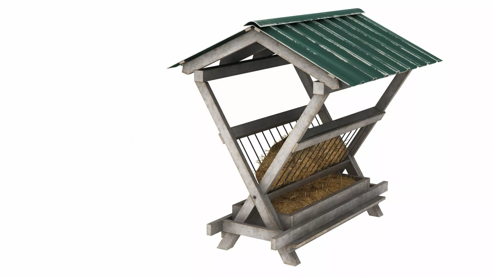 Animal Feeder 2 Low-poly 3D model