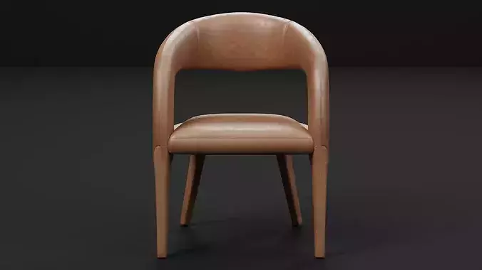 Modern Dining Chair nd Bar Stool Collection 04 - 10 Variant Pack Low-poly 3D model 5