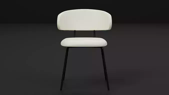 Modern Dining Chair nd Bar Stool Collection 04 - 10 Variant Pack Low-poly 3D model 4