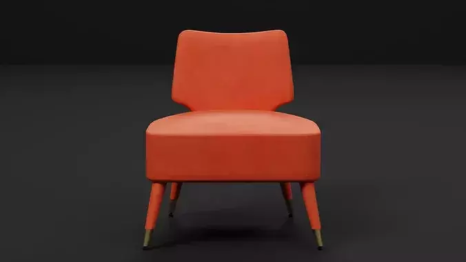 Modern Dining Chair nd Bar Stool Collection 04 - 10 Variant Pack Low-poly 3D model 2