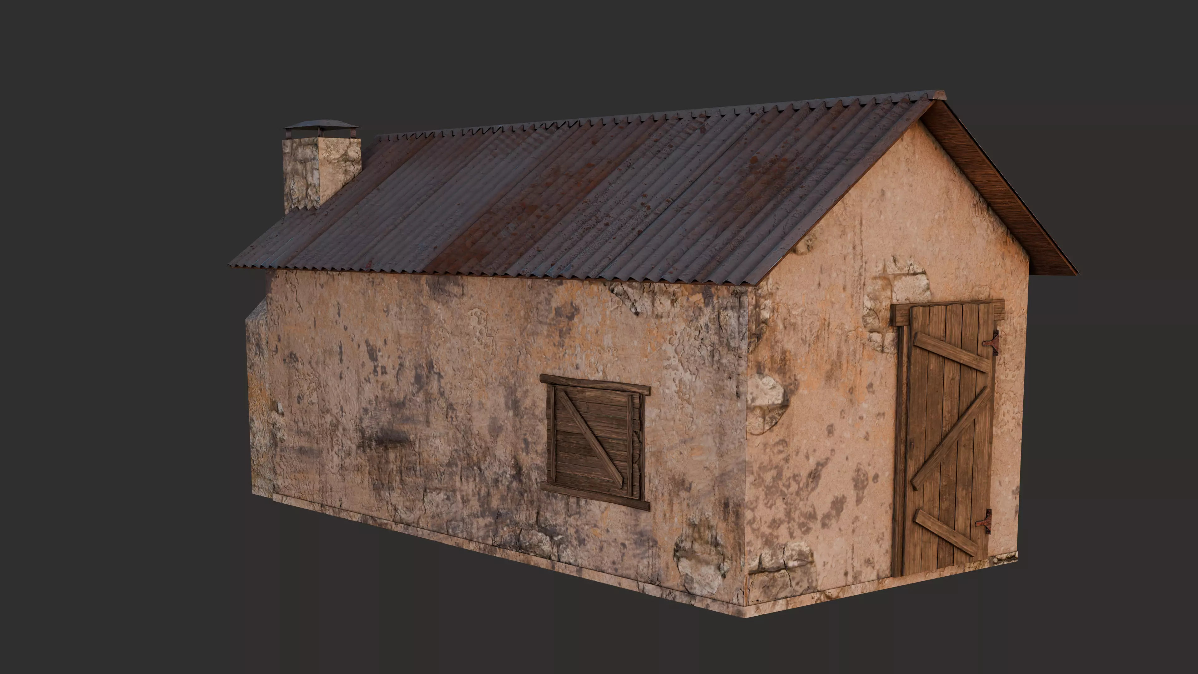 Old House Free low-poly 3D model