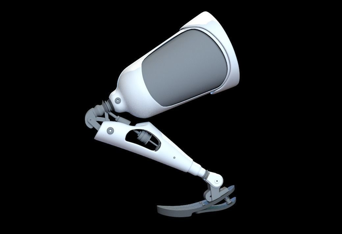 above knee prosthetic leg Free 3D model