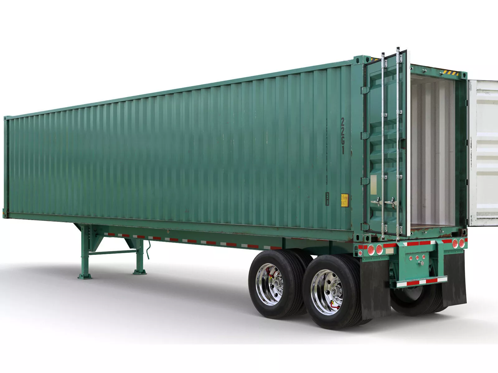 Generic Trailer Container 3D model