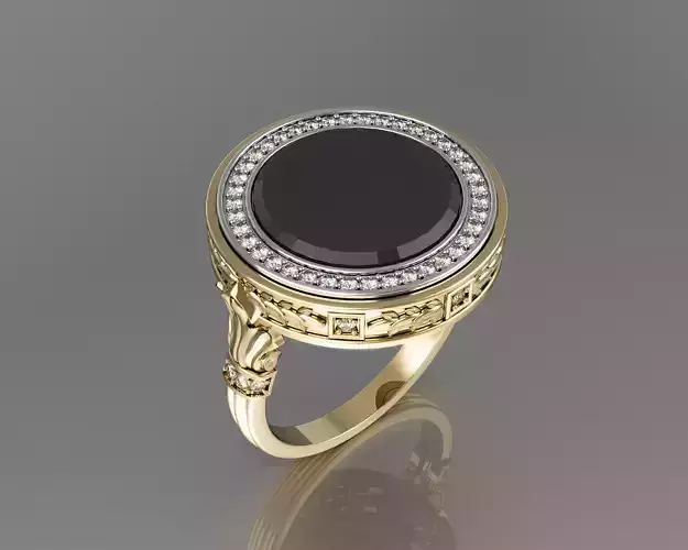 Ring for man Greece  3D print model