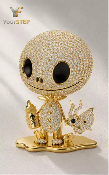 Diamond Smiley Fantasy Pendant 3D print model