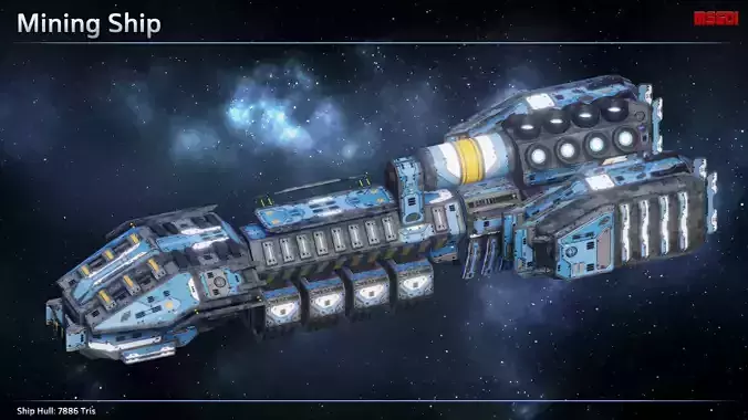 Spaceship Mining Ships