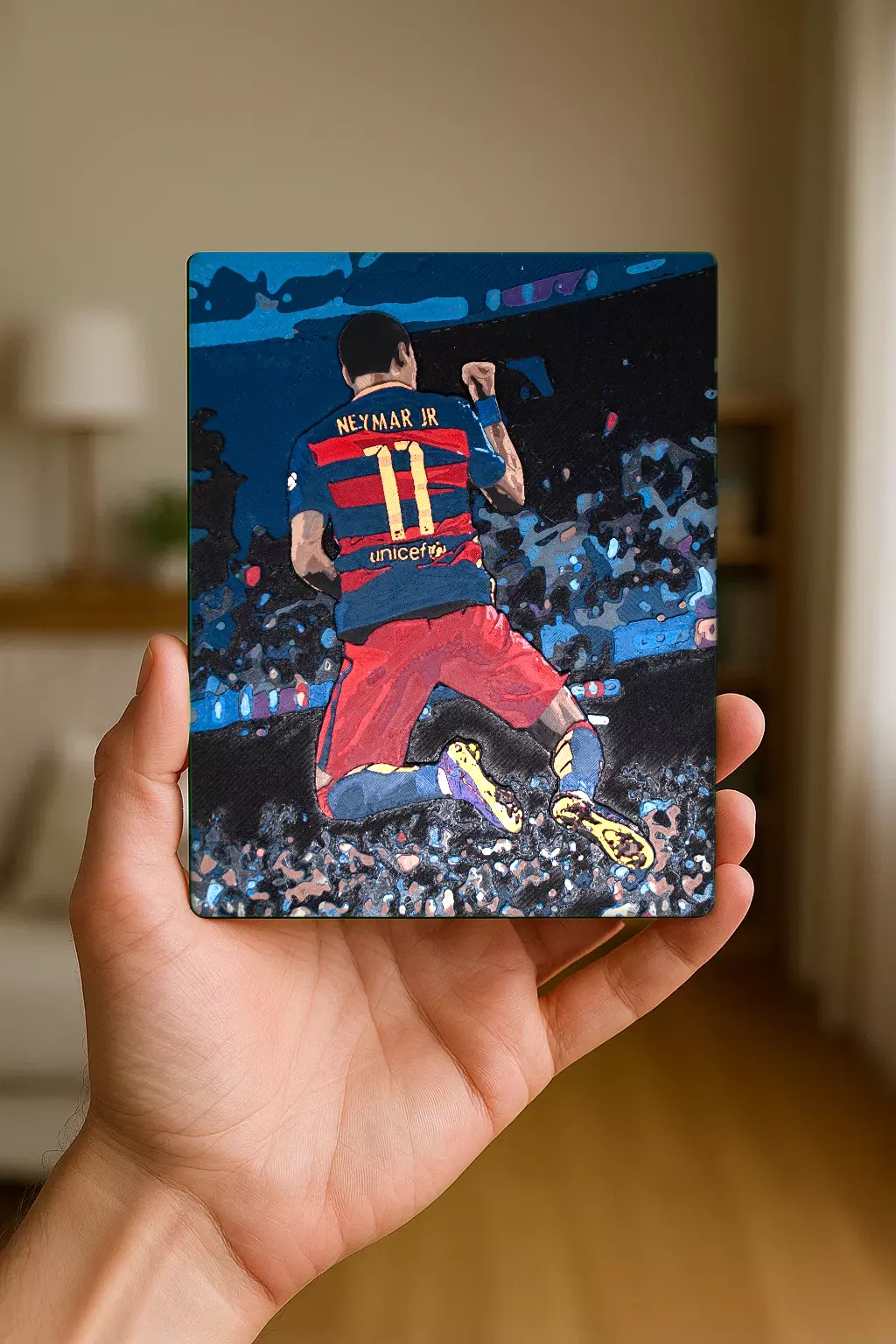Neymar - Goal Celebration Jump 3D print model