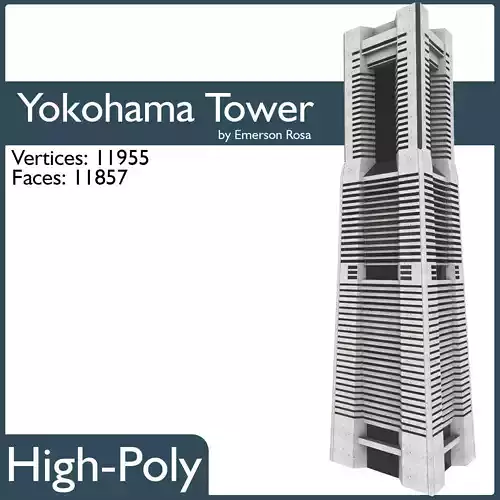 Yokohama Landmark Tower 3D model