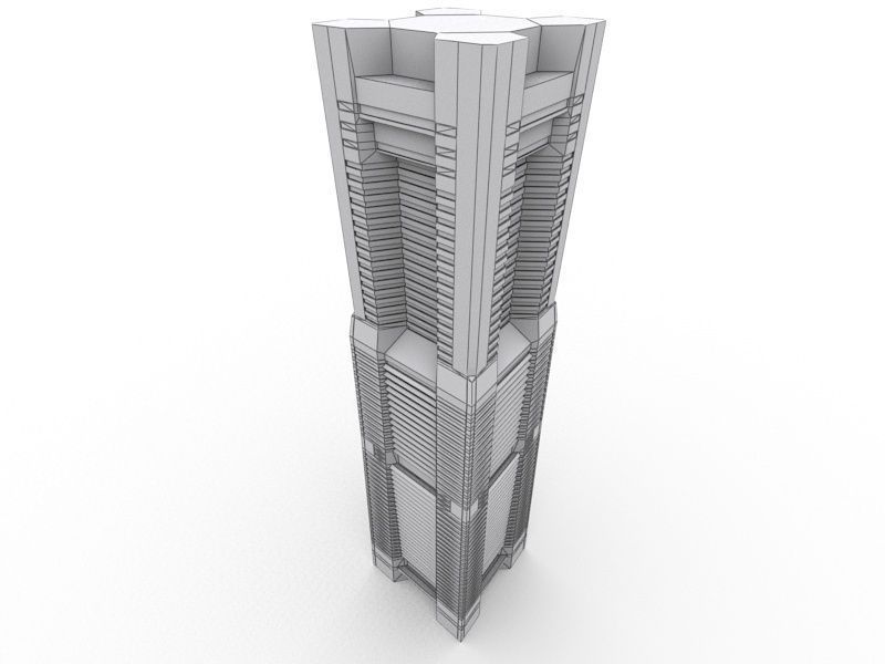 Yokohama Landmark Tower 3D model_10