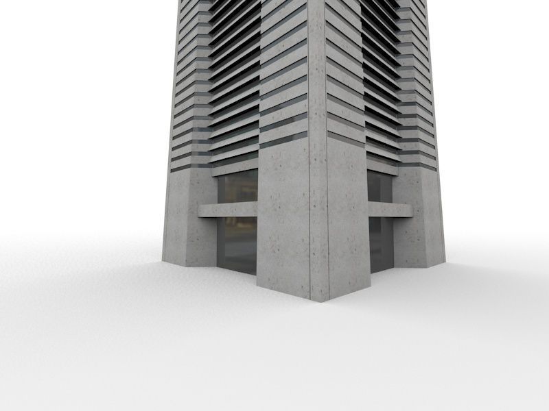 Yokohama Landmark Tower 3D model_2