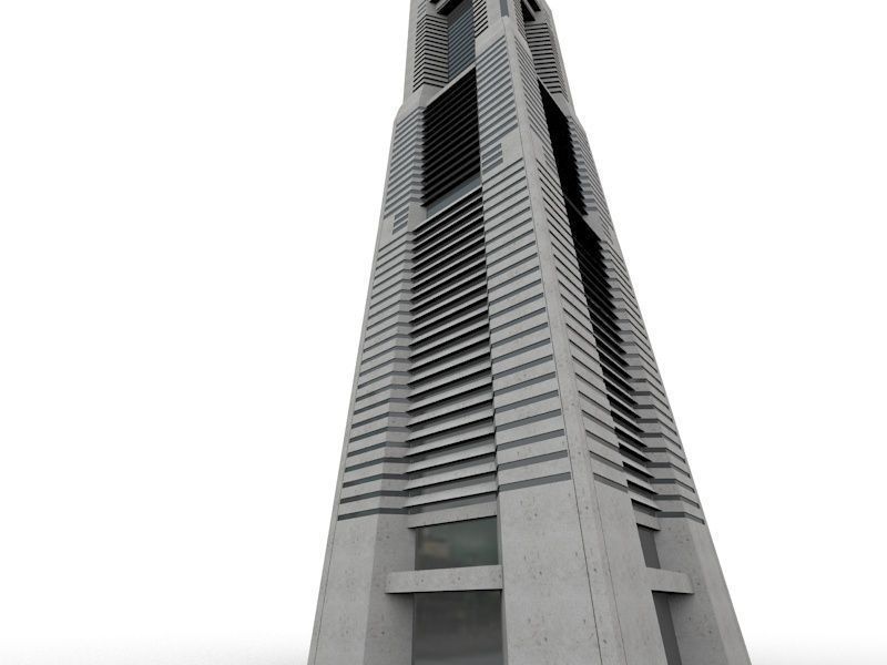 Yokohama Landmark Tower 3D model_4