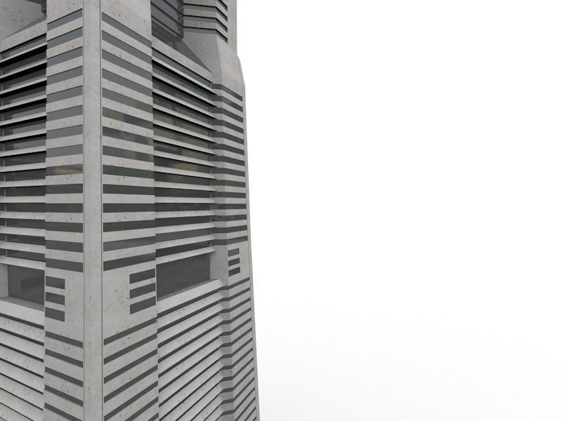 Yokohama Landmark Tower 3D model_5