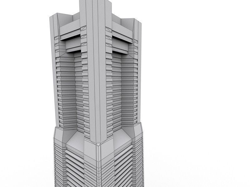 Yokohama Landmark Tower 3D model_8