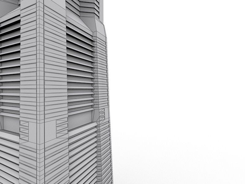 Yokohama Landmark Tower 3D model_6