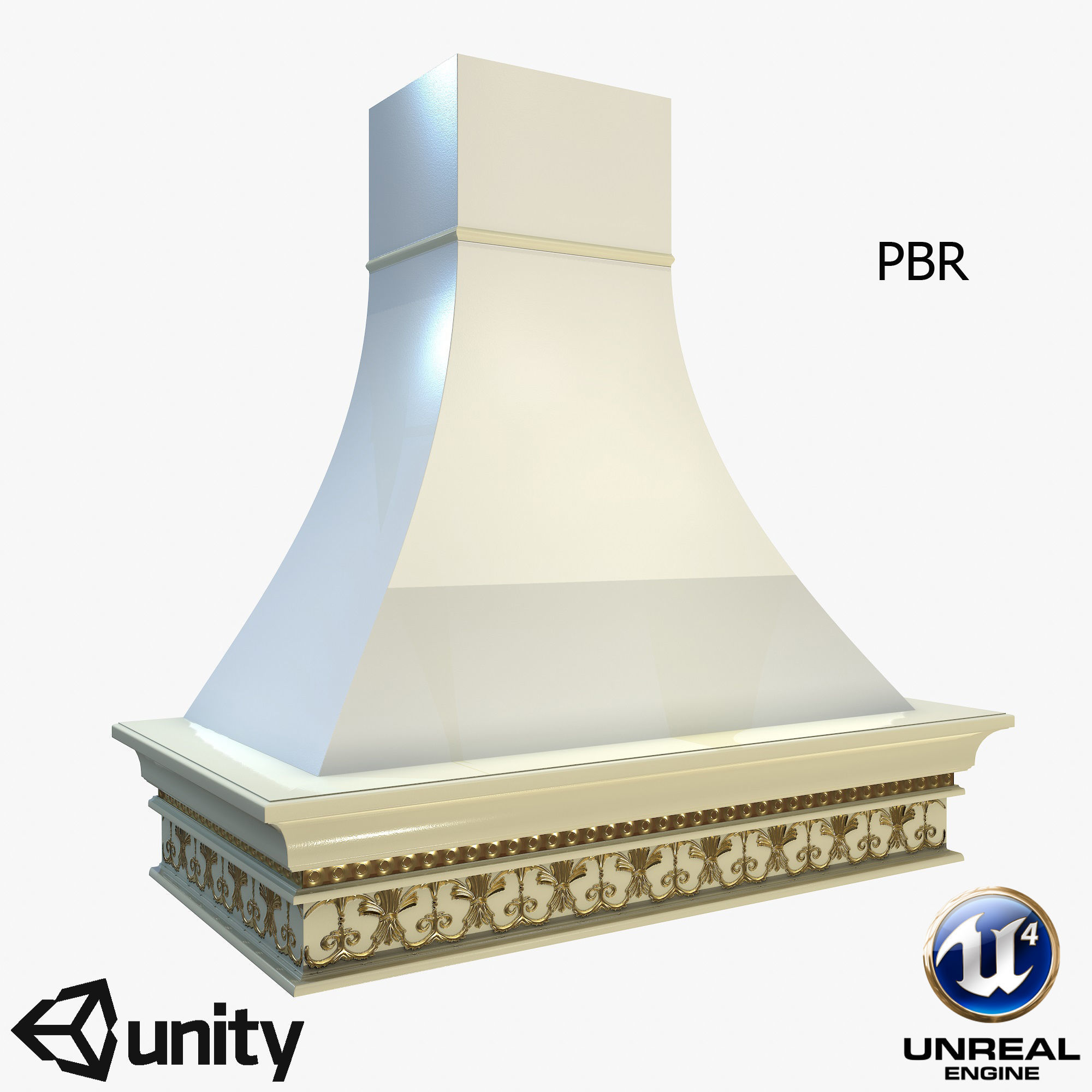 Hood Infinity Low-poly 3D model_0