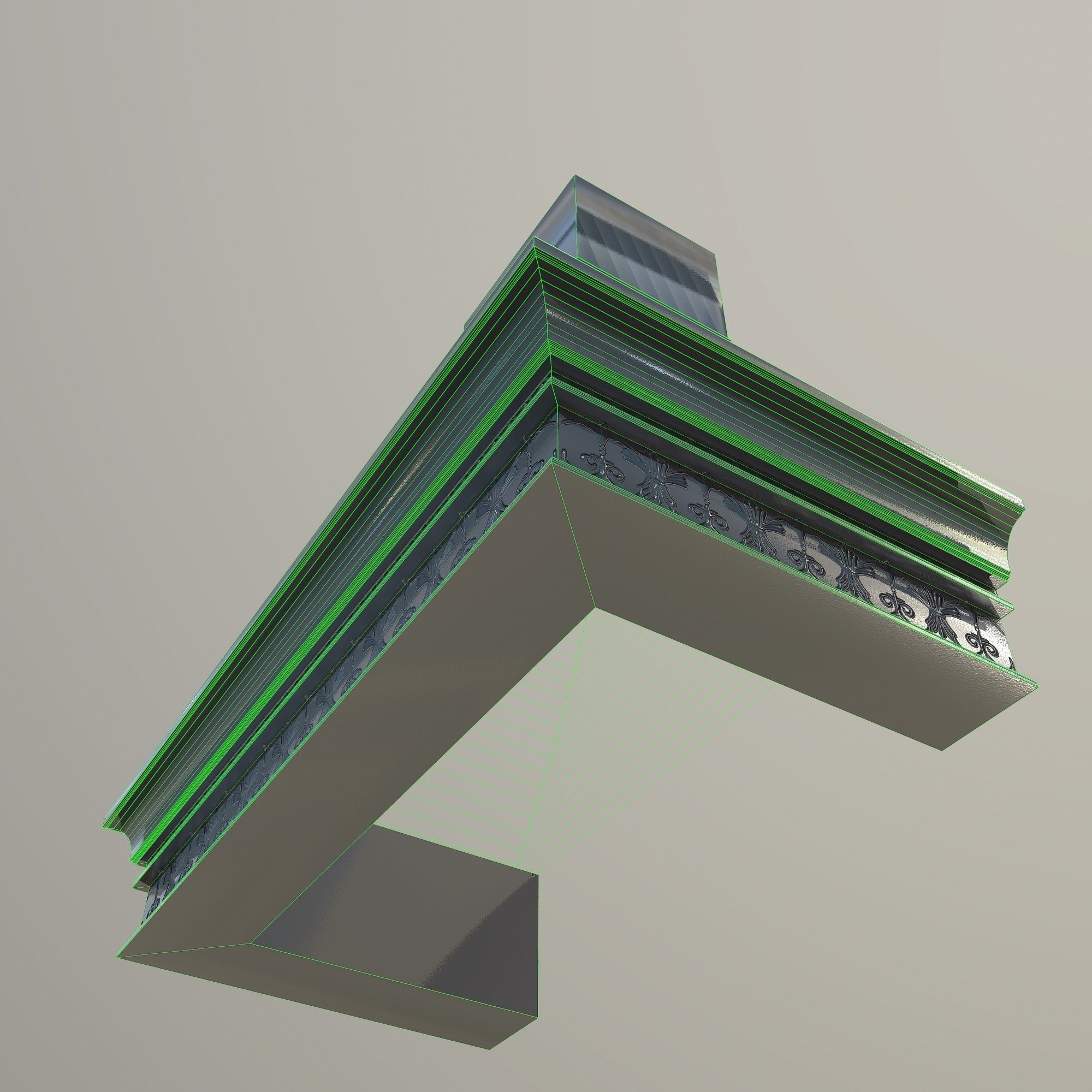 Hood Infinity Low-poly 3D model_6