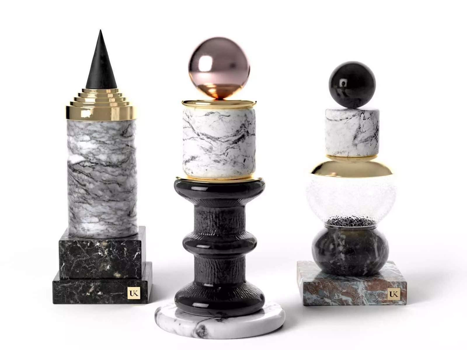 Foret Monolithique Sculpture 3D model_0