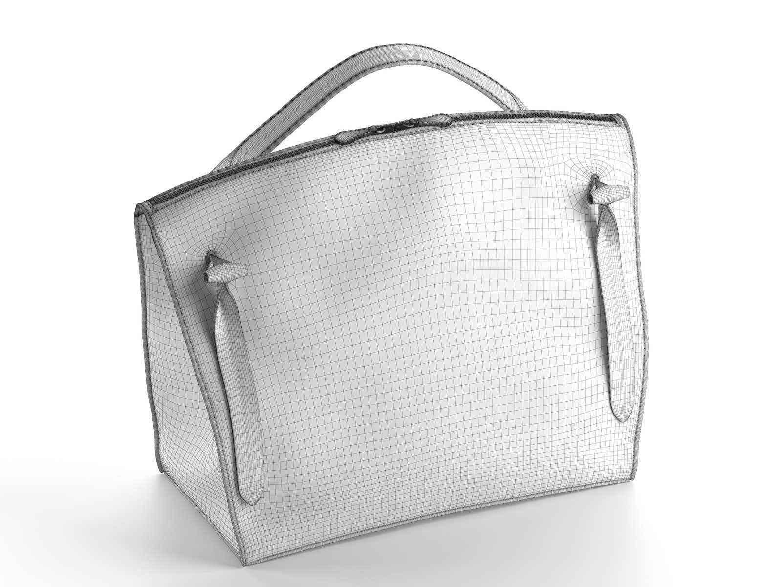 Black Hill Satchel Bag 3D model_1