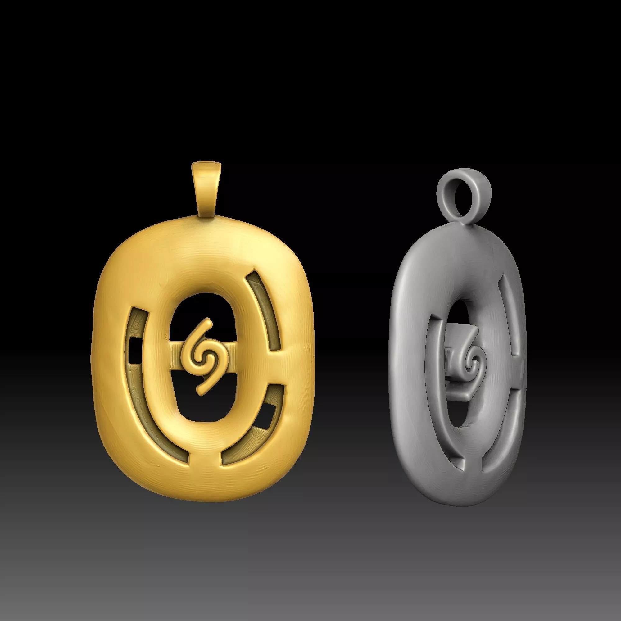 Sacred Geometry Gothic- one inch pendant Free 3D print model