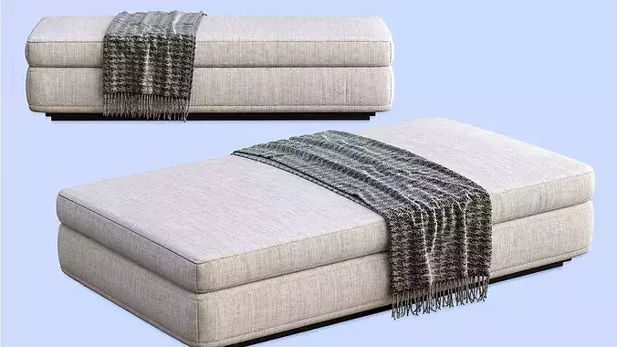 Modern Upholstered Sofa Premium 3D Models and Materials 3D model 3