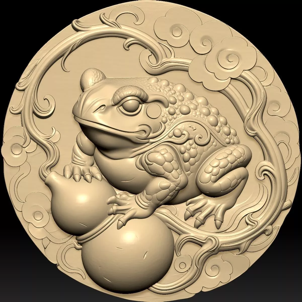 Golden Toad 3D print model