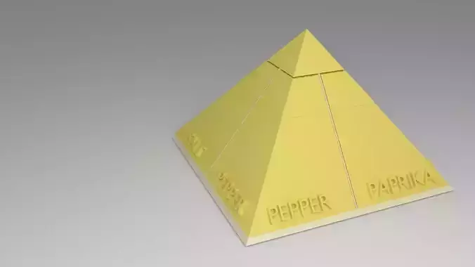 Spice Rack Pyramid 3D print model