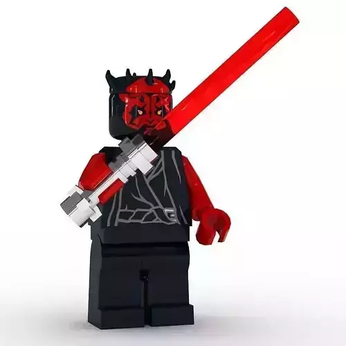 LEGO Minfigure Darth Maul 3D model