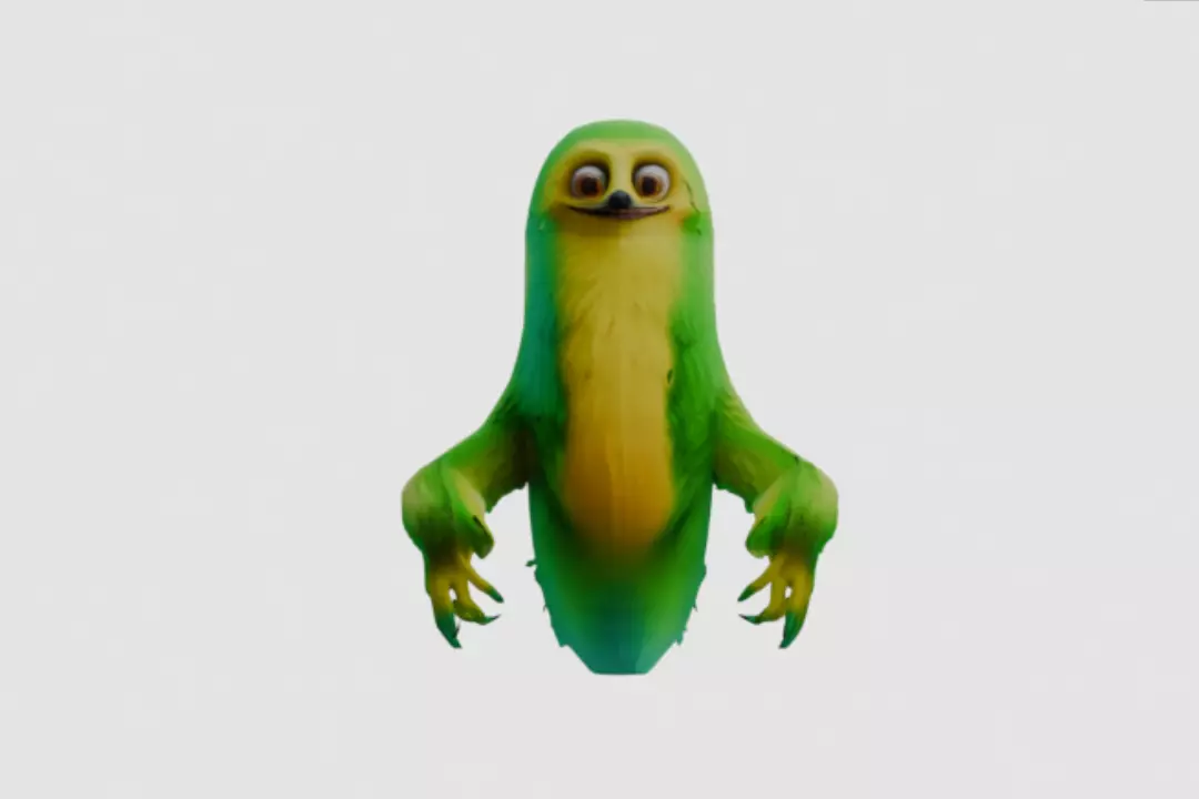 Goofy Greenst Free 3D model