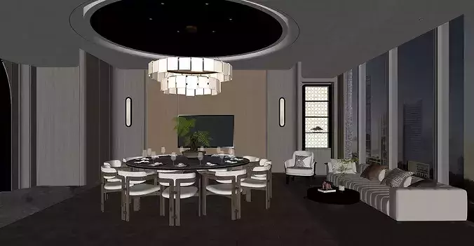 private room 3D model 3