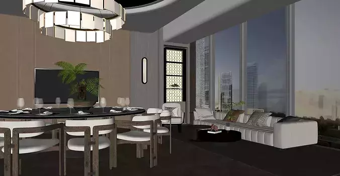 private room 3D model 4