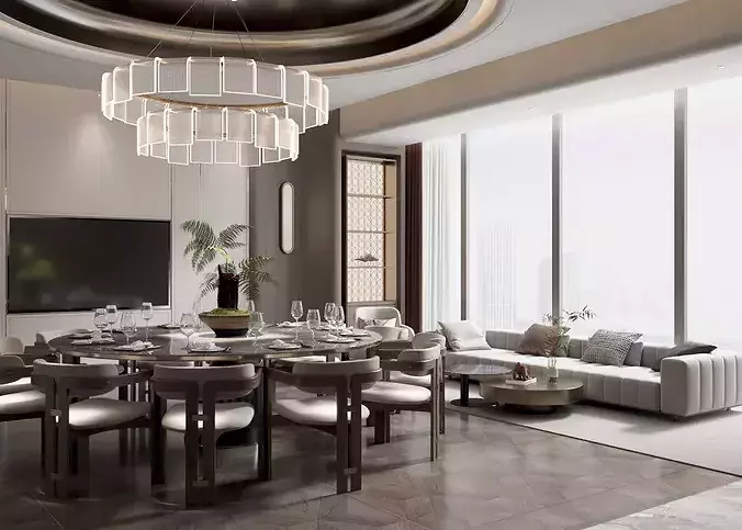 private room 3D model 2