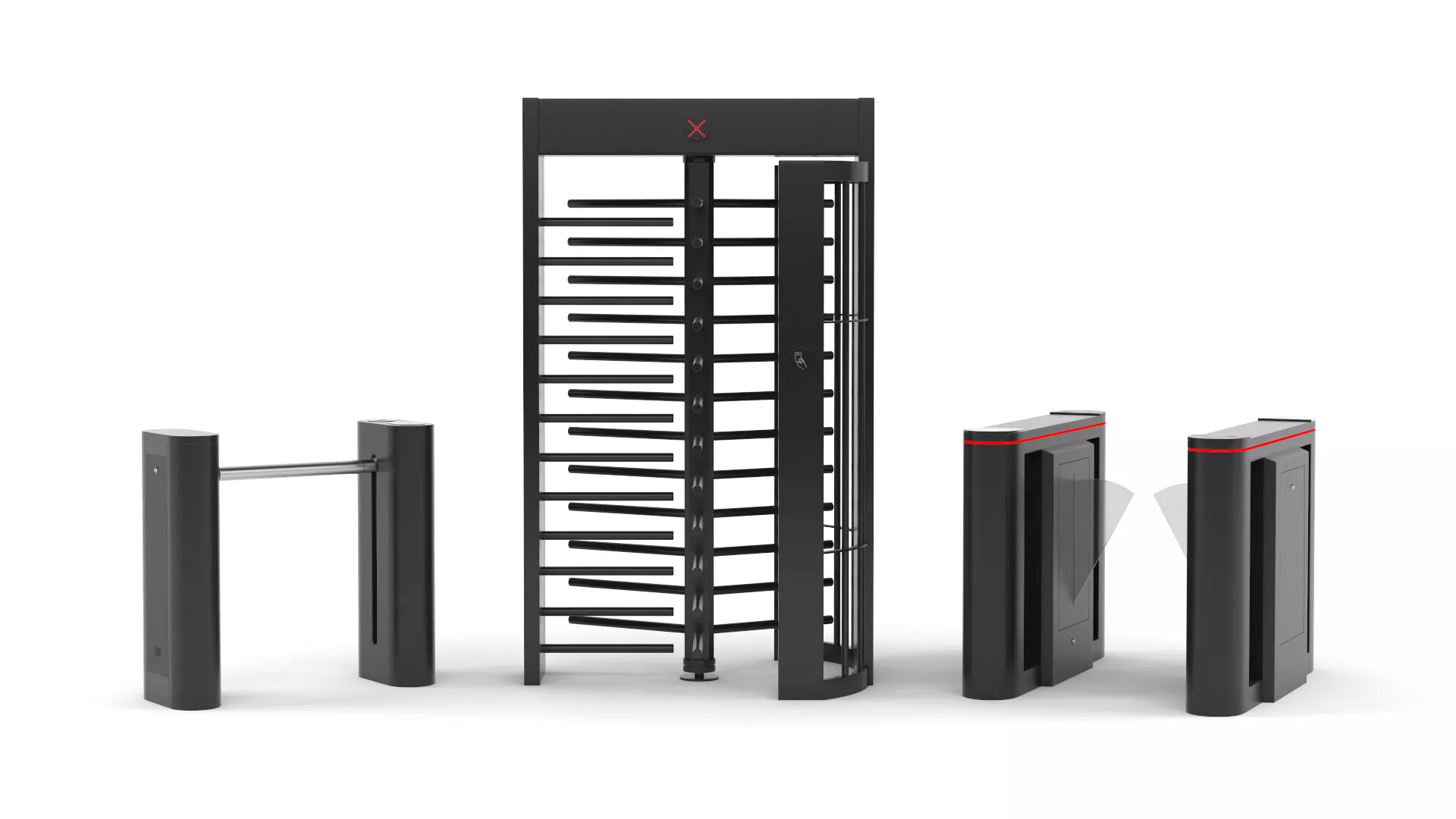 Turnstile Gate Collection 3D model