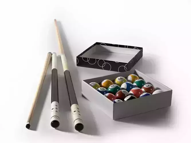 Gator Zeus BW-5 Billiard Cue and Gamesson Pool Ball Set