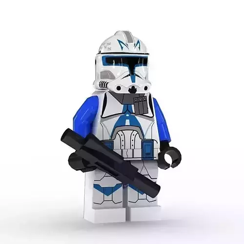LEGO Minfigure Clone Trooper Rex 3D model