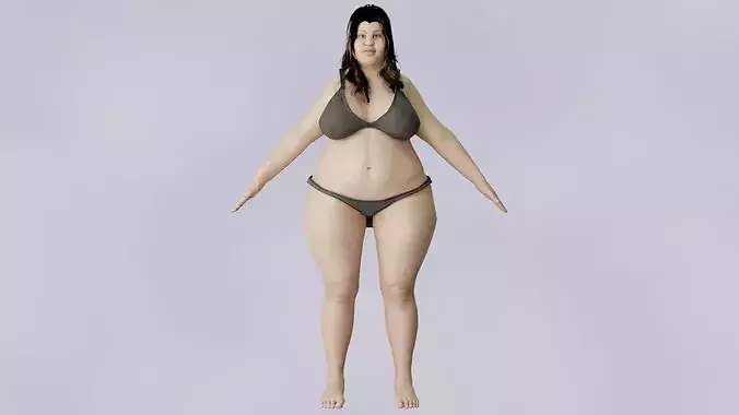 Heavy female Body - Rigged