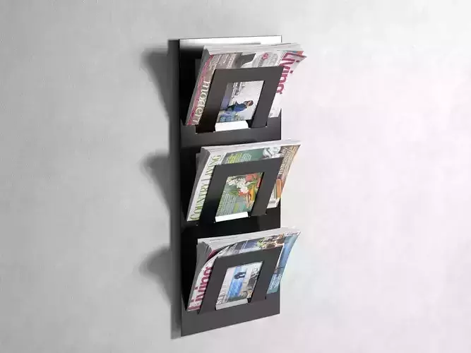 Triple Tier Magazine Rack