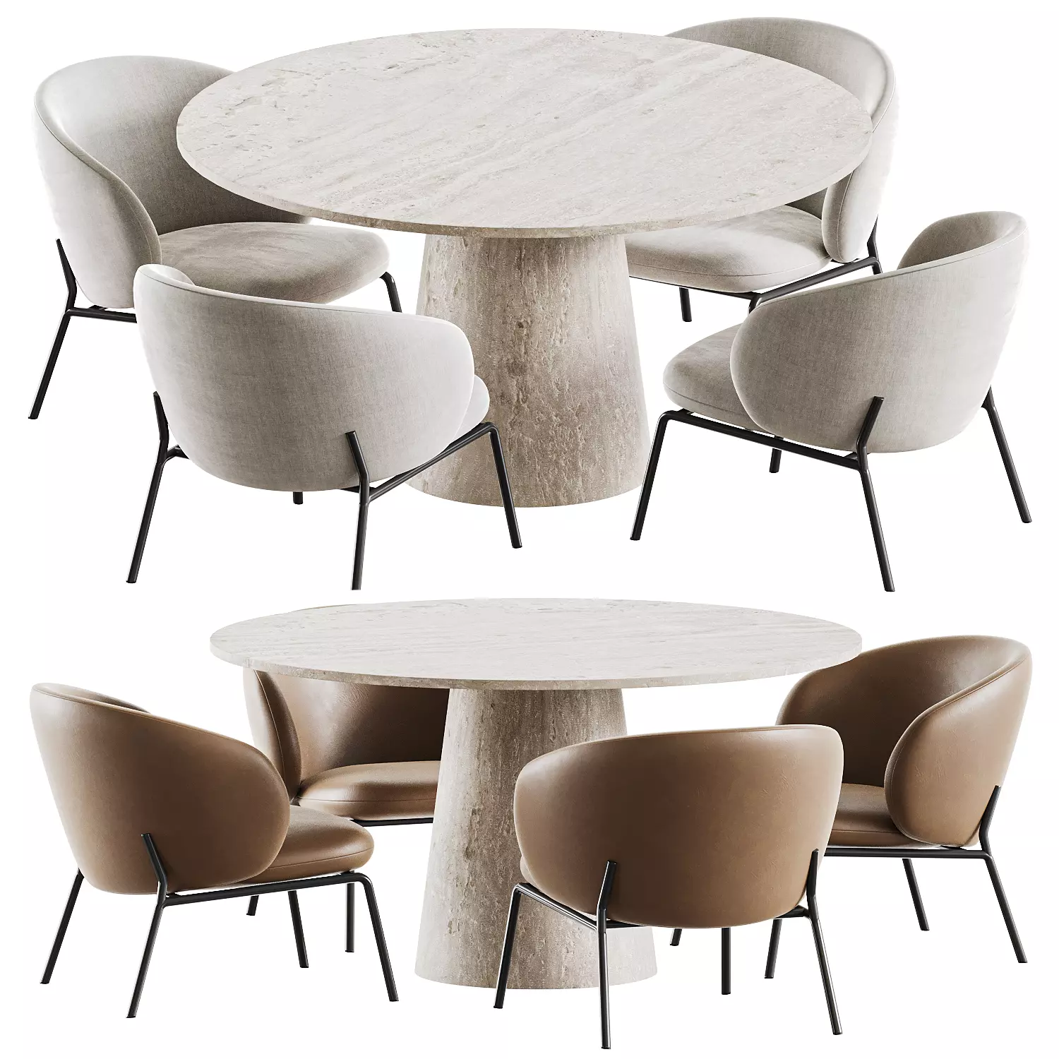 Dining Set 5 3D model