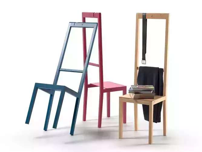 Alfred Chair with Books Belt and Pants
