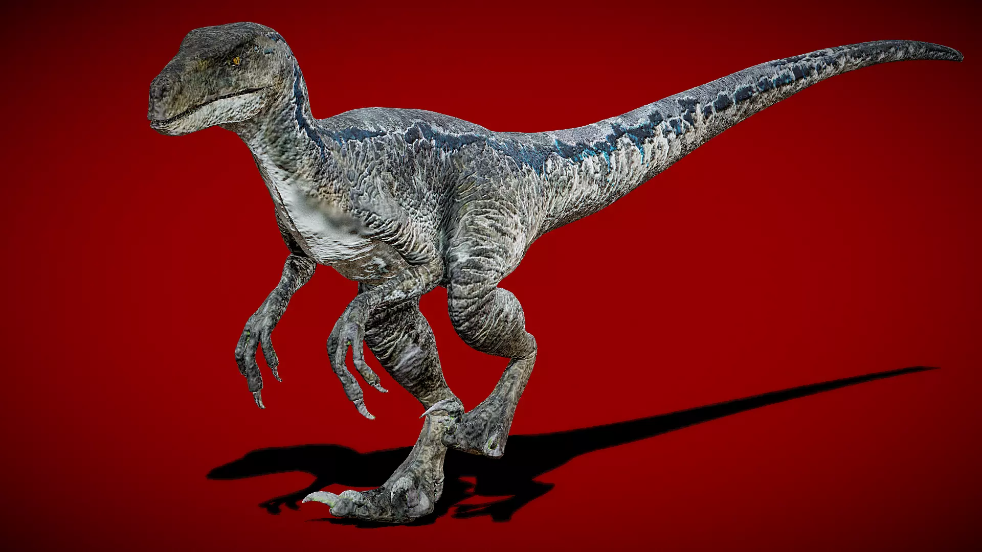 Jurassic World Velociraptor Blue 3D model