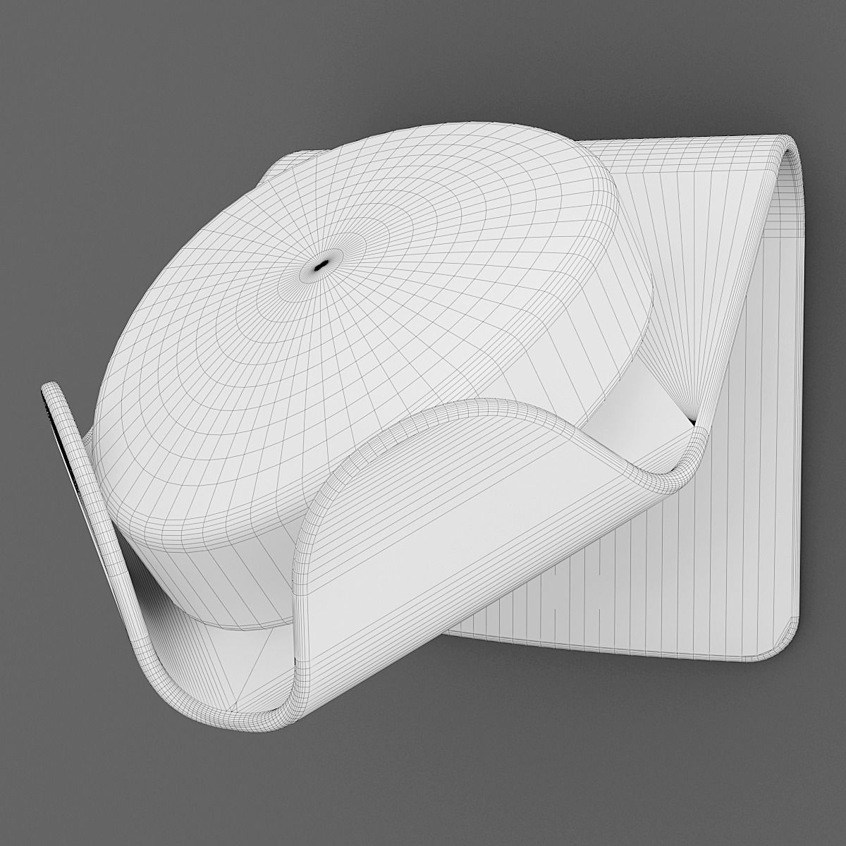Wall Soap Dish 02 3D Model 3D printable MAX OBJ FBX STL